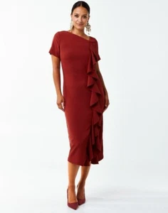 MESTIZA NEW YORK Rosalie midi burgundy burgundy. Size 12 - Picture 1 of 11