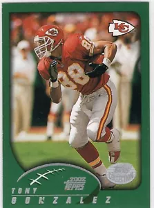 Juego de equipo de fútbol americano Kansas City Chiefs 2002 colección Topps - Imagen 1 de 1