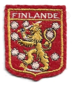 ECUSSON BRODé -- FINLANDE - Foto 1 di 1