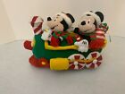 Disney Musical Christmas - Candycane Train - Animated Mickey Minnie Mouse 2000