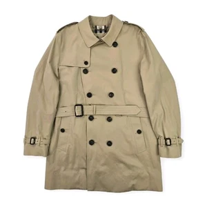 Gabardina Burberry Kensington Doble Pecho Cuadros Nova Marrón Para Hombre Grande - Imagen 1 de 12