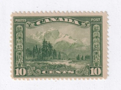 MATT'S STAMPS SCOTT CANADA #155 MONARCH OF THE ROCKIES 10-CENT ISSUE MH CV$22.50 - Image 1 of 3