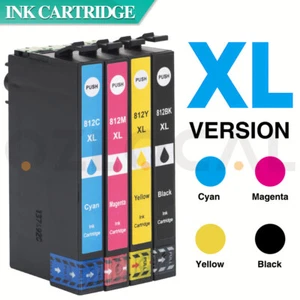 Ink Cartridge 812XL 812 XL Compatible For EPSON WF3820 WF3825 WF4830 WF4835 7840 - Picture 1 of 15