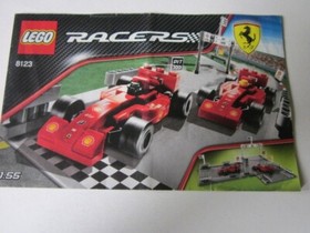 Lego Building Instructions Racers 8123 Ferrari