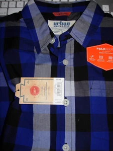 Urban Pipeline Boy's Authentic Dress Button Down Short Sleeve Shirt Size L NWT - Picture 1 of 2