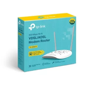 TP-Link TD-W9970 300Mbps Wireless N VDSL/ADSL Modem Router - 4 Ports - UK Plug - Picture 1 of 3