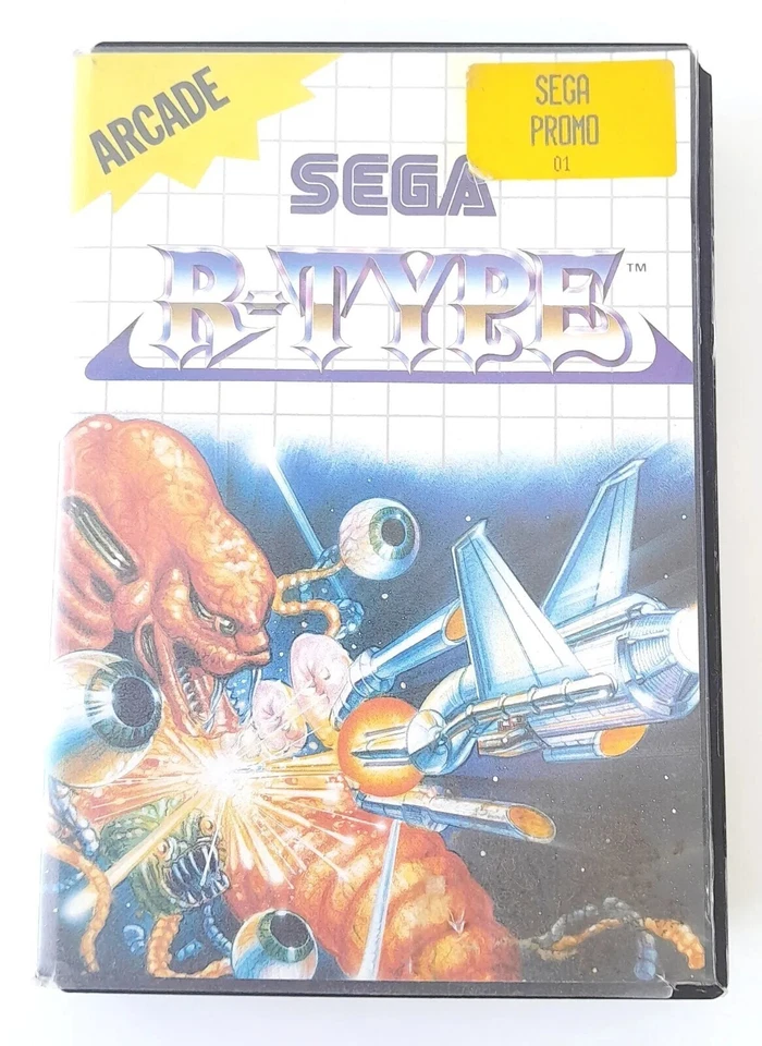 R-Type - Sega Master System Game  - Complete With Manual - Sega Promo - Tested - Image 1 of 4