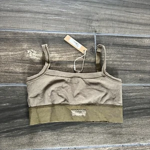 SKIMS Soft Lounge Bralette Gold Khaki Army XXS (113) - Picture 1 of 4
