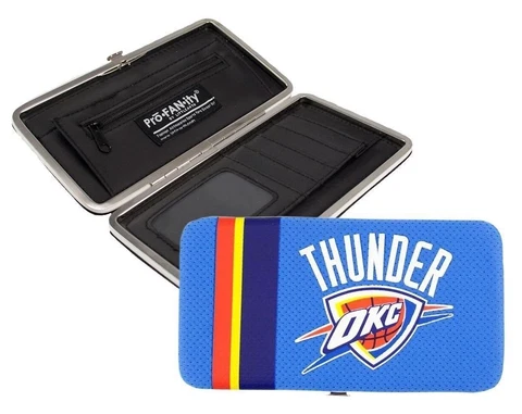 Oklahoma City Thunder Women NBA Authentic Shell Mesh Wallet by Little Earth NEW Cover
