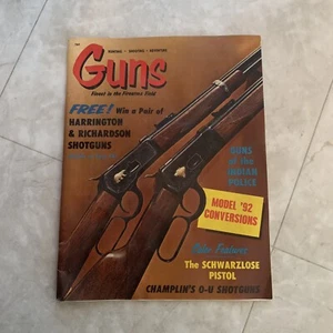 Guns Magazine March 1971 Winchester 92 Schwarzlose Pistol Indian Police Shotguns - Picture 1 of 4