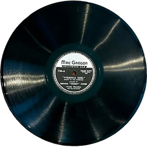 FENTON JONESY JONES - Virginia Reel / Texas Star - MacGregor Record 734 - 10" - Picture 1 of 4