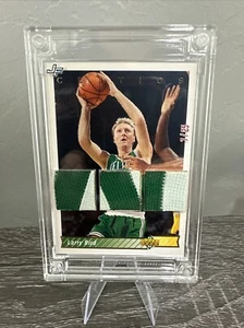 Celtics-Larry Bird GAME WORN Triple Patch Upper Deck ‘93 Jersey Fusion 7/25 - Picture 1 of 7