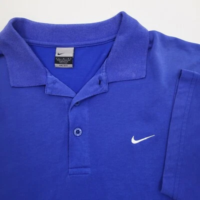 Nike Dri-FIT Polo Golf Entrenamiento Atlético Azul Manga Corta Hombre Grande Foto 1 de 4