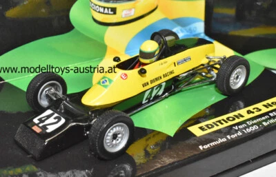 Van Diemen RF81 Formel Ford 1600 1981 British Champion Ayrton SENNA 1:43 MC - Bild 1 von 4