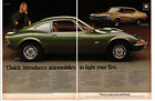1969 BUICK GS 400 STAGE 1 & OPEL GT ~ ORIGINAL 2-PAGE PRINT AD