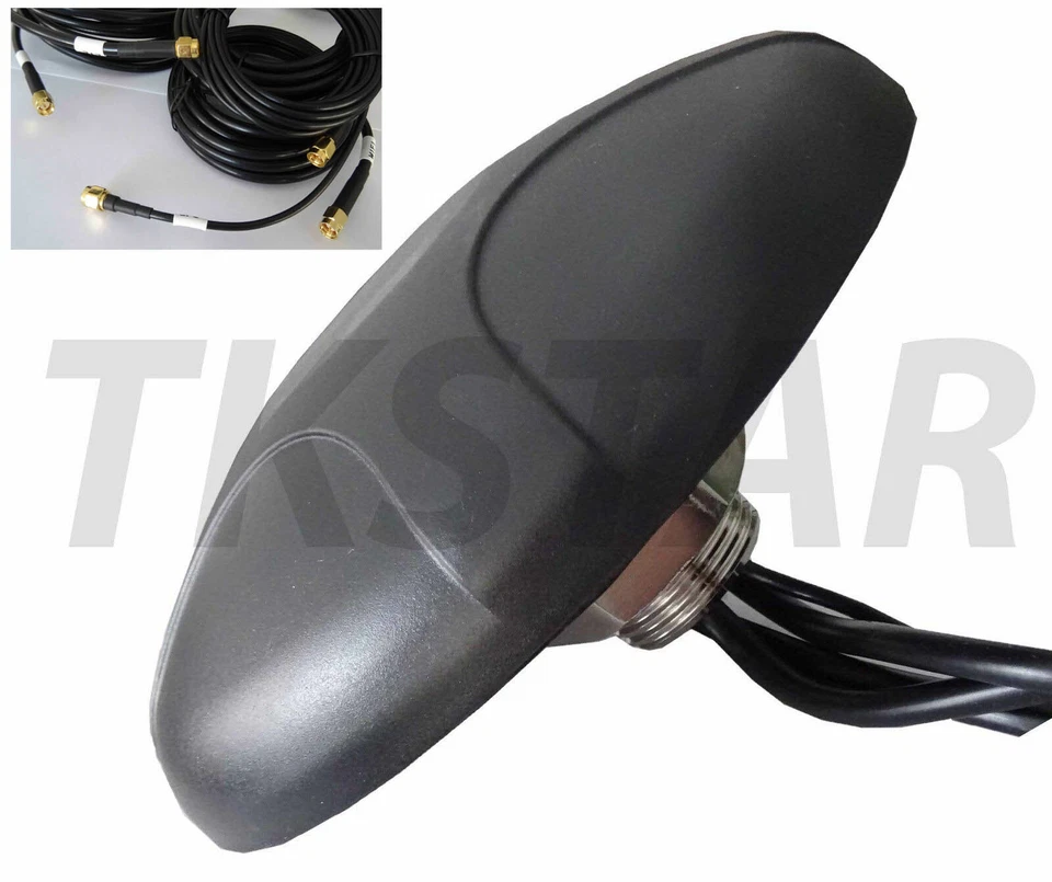 LTE 4G Wifi GSM GPS camion barca tetto antenna esterna amplificatore MIMO 5x 3m cavo SMA - Immagine 1 di 4