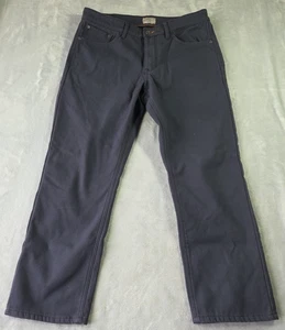 Weatherproof Vintage Pants Sz 34x29 (34x27) Fleece Lined Dark Gray Mid Rise 0974 - Picture 1 of 16