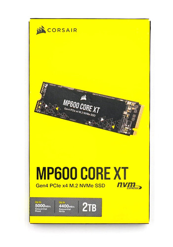 Corsair 2TB MP600 CORE XT PCIe Gen4 x4 NVMe M.2 2280 SSD - CSSD ...