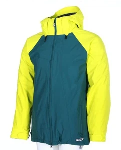 Volcom Industrial Mens S Thermonite 10,000MM Let It Storm Dark Green Snow Jacket - Picture 1 of 23