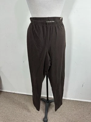 Women’s With Control Brown Color PULLON On Pants Size LT - Image 1 of 4