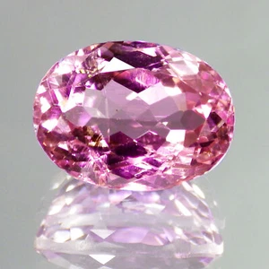 Gemas de kuncita rosa Afganistán 100 % naturales ovaladas exquisitas 11,84 quilates (15 x 12 mm) - Imagen 1 de 5
