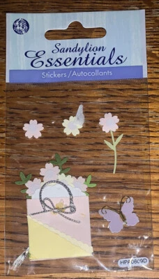 Essentials Flowers & Gifts Presents Birthday Party Wedding Scrapbook Stickers Foto 1 de 3