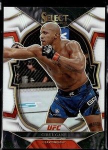 2023 Panini UFC Select Ciryl Gane White Prizm /125 Concourse