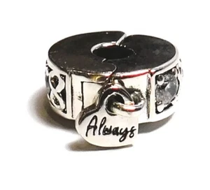 Authentic Pandora Charm, Family Always Clip #791151C01 - Picture 1 of 3