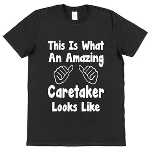 Increíble camiseta de cuidador regalo para conserje escolar edificio universitario hotel - Imagen 1 de 3