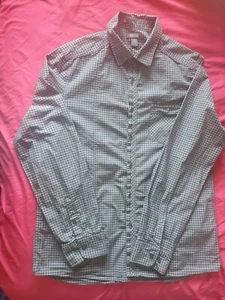 Kenneth Cole Reaction Men's Dress Shirt size large Long Sleeve gray  - Picture 1 of 8