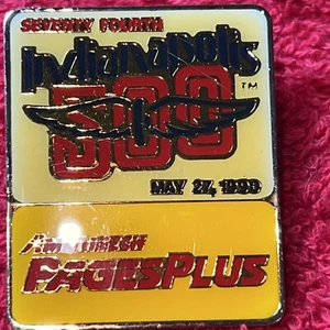 Nice Indy Indianapolis 500 Sponsor Badge Pin 1999 Yellow Pages Bell System - Picture 1 of 5
