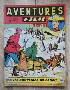 AVENTURES FILM **N°62 TEX BILL LES COMPLICES DU BANDIT ** JUIN 1957 MELLIES - Picture 1 of 2