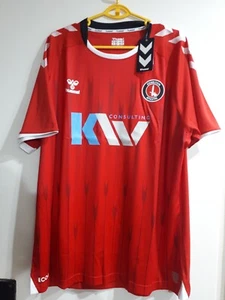 Camiseta deportiva de Charlton Athletic FC Home 21/22, nueva con etiquetas, camiseta de Hummel - Imagen 1 de 7