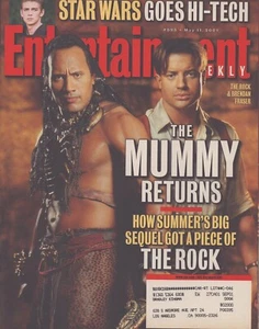 Entertainment Weekly May 11, 2001 - The Rock & Brendan Fraser: The Mummy Returns - Picture 1 of 2