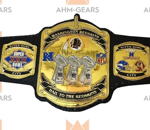 Neu individualisierter Washington Redskins Wrestling Champions Gürtel Erwachsenengröße - Bild 1 von 2