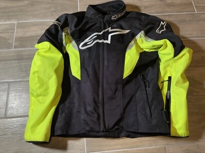 Alpinestars Ballistic Riding Padded Volt Visibility Jacket Size Small Motorcycle - Image 1 of 4