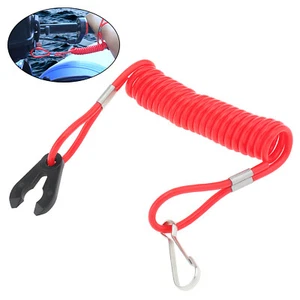 Outboard Motor Engine Lanyard Kill Stop Switch Safety Cord Fit for Yamaha - Picture 1 of 12