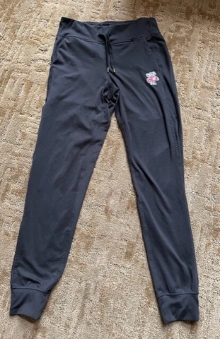 Wisconsin Badgers Womens Black Zoozatz Joggers Size XS Cover