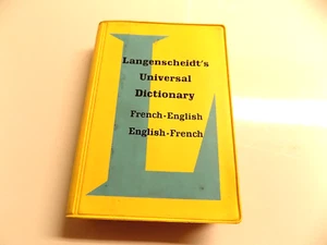 LANGENSCHEIDT French English En/Fr Universal Pocket Size DICTIONARY 1962 - Picture 1 of 9