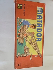 **Vintage MATADOR KORBULY Game Builder Sets Building Wooden - Picture 1 of 4
