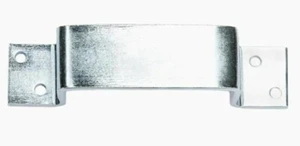 Gatehouse 605545 6-1/2-in Closed Bar Holder, Zinc Finish - Picture 1 of 8