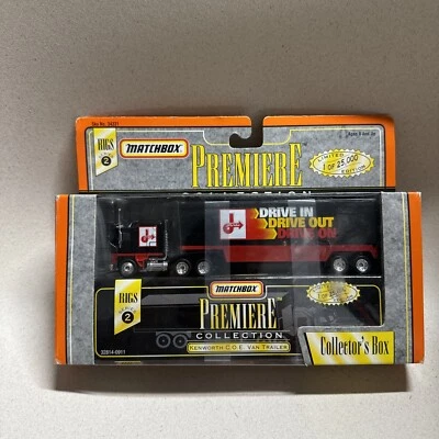 Matchbox Premiere Collection Kenworth COE Van Trailer 1997 MIB 2 - Image 1 of 4