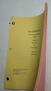 "Sex and the City / Nicole Avril 2001 sceneggiatura TV, ""What's Sex Got to Do with It?" - Foto 1 di 12