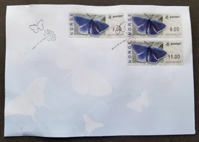 [SJ] Norway Butterfly 2007 Insect (ATM Machine Frama Label stamp FDC *defect - Image 1 of 4