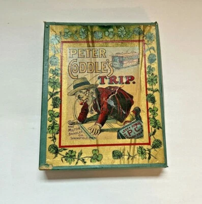 Vintage Peter Coddle's Trip Milton Bradley Co. 4095 Antique Game - Image 1 of 4