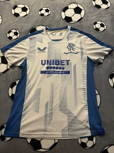 Castore Rangers 21/22 Pre Match training Shirt Medium Football - Picture 1 of 7