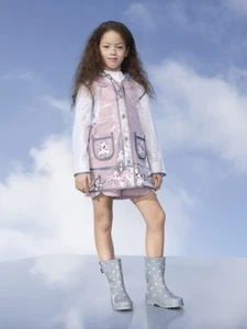 Victoria Beckham for Target | Girls' Clear Flower Raincoat | Size XL - Picture 1 of 9