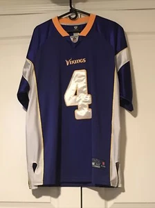 MINNESOTA VIKINGS Brett Favre #4 NFL Reebok Jersey Authentic On Field Size 52 - Picture 1 of 3