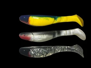 relax kopyto sombra 4" (115 mm)3 señuelos.pike, zander pro,shadteez, jig head,cast, vmc - Imagen 1 de 5