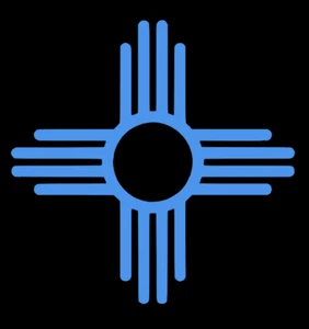 Zia Symbol vinyl sticker decal new mexico state flag sun - Picture 1 of 18